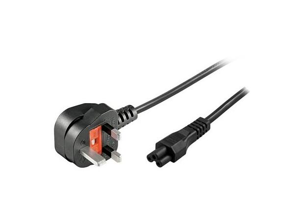 DCI strømkabel, UK, BS1363 -  C5, 3 met Mikke Mus kabel. BS 1363 - C5, 3A